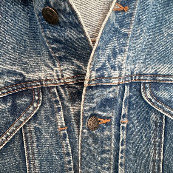 Denim Jacket with Looney Tunes Back Patch - Blue - Picture 10 of 17